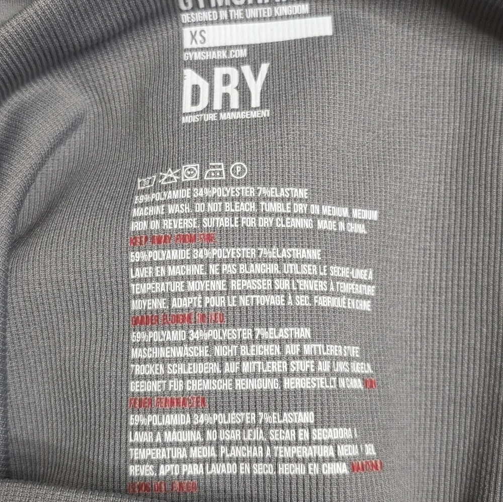 Gymshark Gray Leggings Size XS - Picture 7 of 7